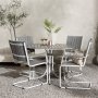 Holmsund stoler - Hvit/gr
