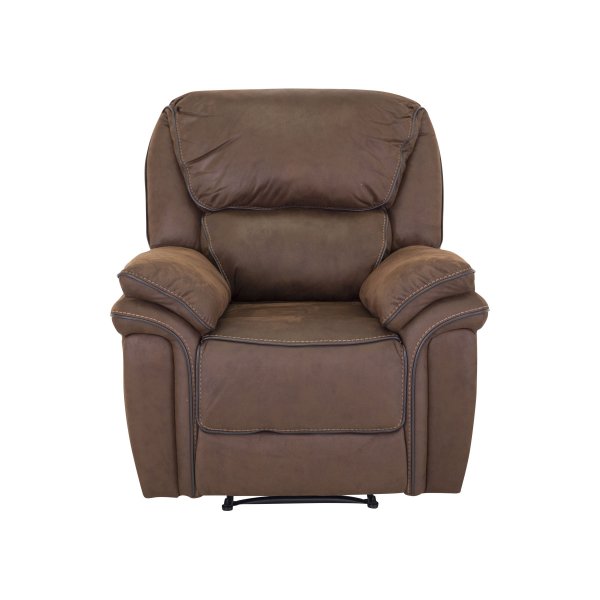 Reclinerlenestol Riverdale - Brun (Mikrofiber)