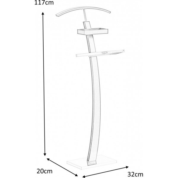 Herrebetjent Ryan dresstativ Herrebetjent Ryan dresstativ