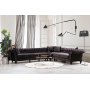 Bogart hjrnesofa - Brun