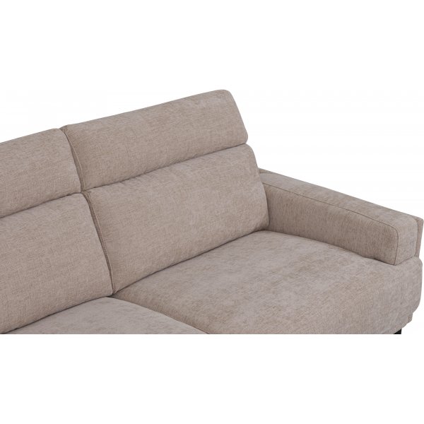 Amsterdam sofa 3-seter beige 208 cm + Mbelftter