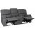 Manhattan recliner sofa 3-seter - Gr PU + Flekkfjerner for mbler