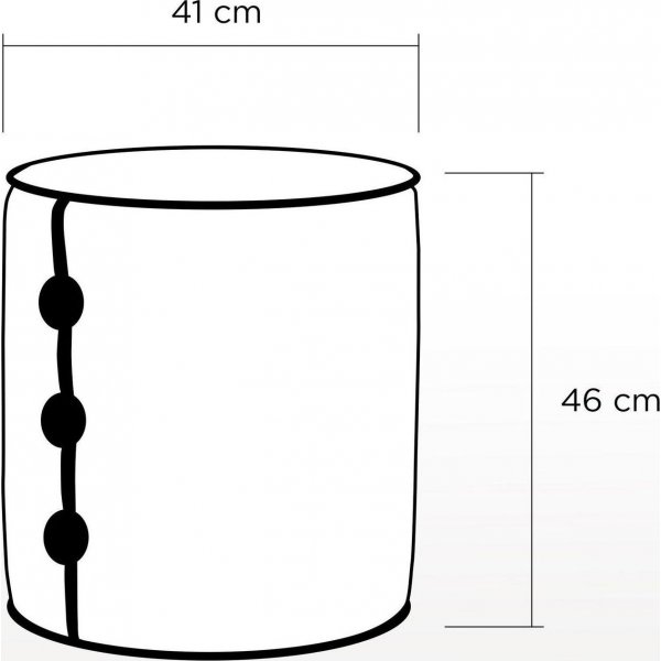 Dots puff 34 - Flerfarget Dots puff 34 - Flerfarget