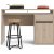 Function Plus skrivebord 110,2 x 48,2 x 77,4 cm - Hickory
