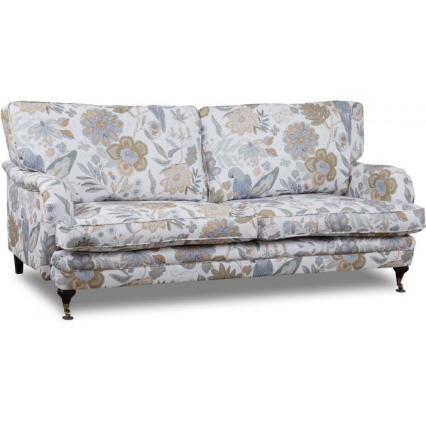 Howard Spirit 3-seters i blomsterstoff - Eden Parrot White Howard Spirit 3-seters i blomsterstoff - Eden Parrot White