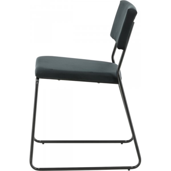 Frekvens stol - Svart fløyel Frekvens stol - Svart fløyel