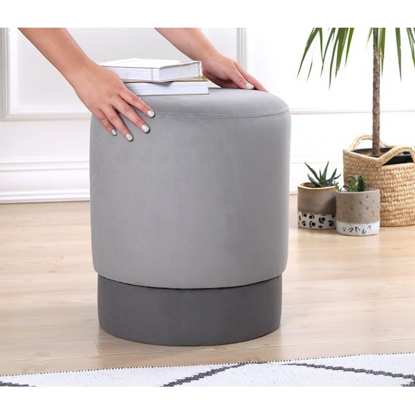 Ropp puff - Grå Ropp puff - Grå