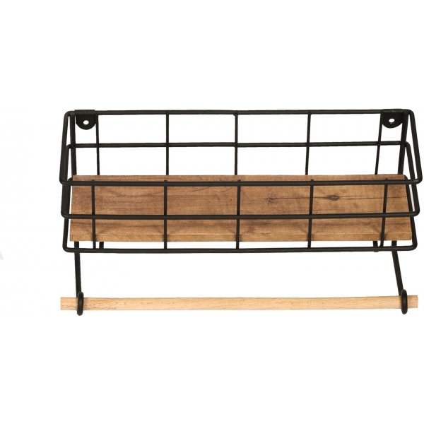 Gwen vegghylle - Eik/sort Gwen vegghylle - Eik/sort