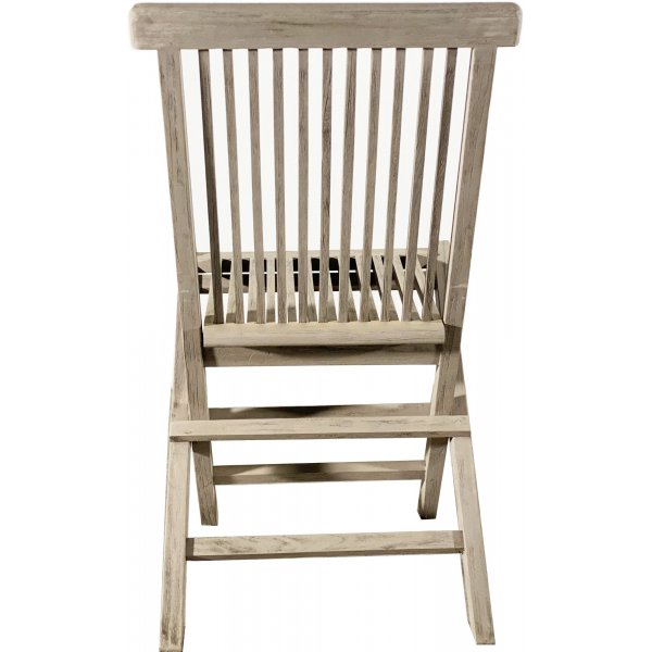 Saltö utespisegruppe, rundt bord på Ø120 cm med 4 spisestoler - Grå teak Saltö utespisegruppe, rundt bord på Ø120 cm med 4 spisestoler - Grå teak