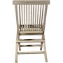 Salt utespisegruppe, rundt bord p 120 cm med 4 spisestoler - Gr teak