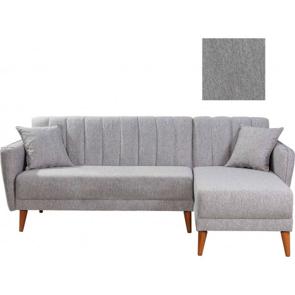 Aqua divansovesofa, høyre - Grå Aqua divansovesofa, høyre - Grå