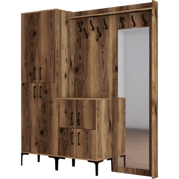 Berlin gangmøbel, abc - Valnøtt Berlin gangmøbel, abc - Valnøtt