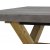 Otho spisebord kryssbein - Elm / betong