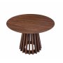 Inez rundt spisebord Ø120 cm - Brunbeiset eik Inez rundt spisebord Ø120 cm - Brunbeiset eik