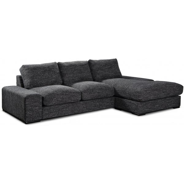 Scirocco divansofa 3-seter XL 305 cm - Gråmelert (Salt n pepper) Scirocco divansofa 3-seter XL 305 cm - Gråmelert (Salt n pepper)