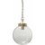 Normandie taklampe - Antik messing - 30 cm