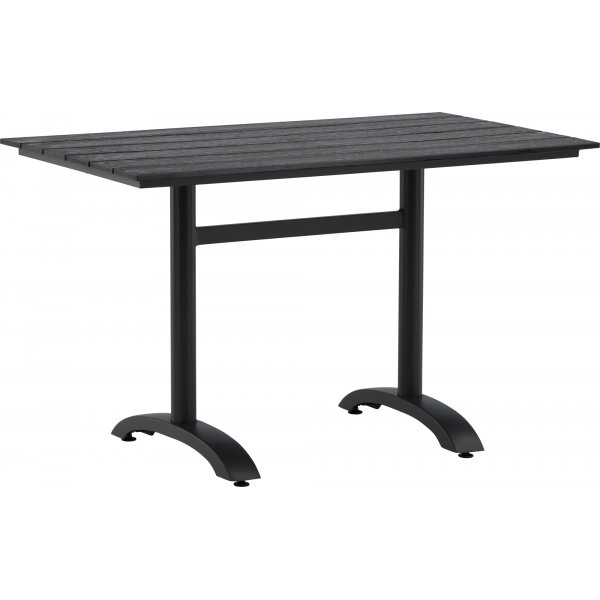 Denver spisebord 120 x 70 cm - Sort