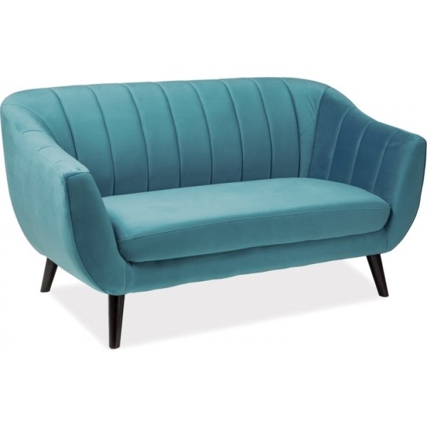Rollo 2-seters sofa - Turkis