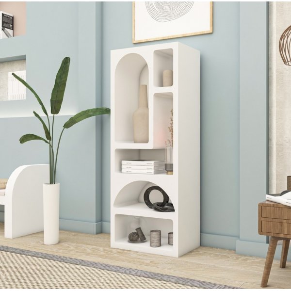 Vivanta hylle 60x30x150 cm - Hvit