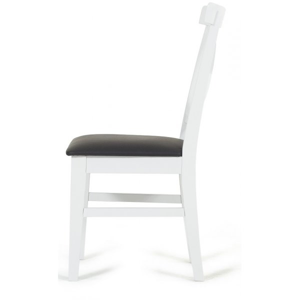 Visingsö Spisestuestoler - Hvit / Svart ecolær Visingsö Spisestuestoler - Hvit / Svart ecolær