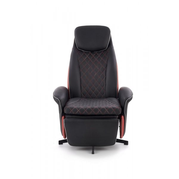 Katrine lenestol - Svart/rød + Flekkfjerner for møbler Katrine lenestol - Svart/rød + Flekkfjerner for møbler