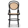 Omni spisegruppe, rundt spisebord 130 cm inkludert 4 stk. svarte Alicia stoler - Whitewash