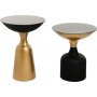 Chalice sidebord sett 46/56 cm - Gull/svart
