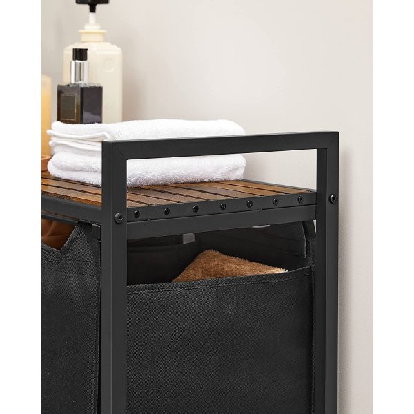 Ambrette Trio skittentyskurv - Svart/brun