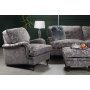 Howard Sir William 3-seter sofa (Dun) - Mobus Silver Floral