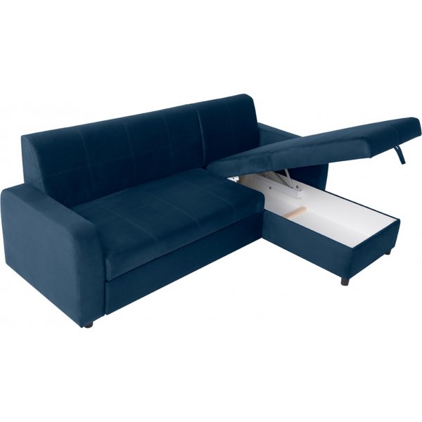 Kirsten sovesofa - Blå Kirsten sovesofa - Blå