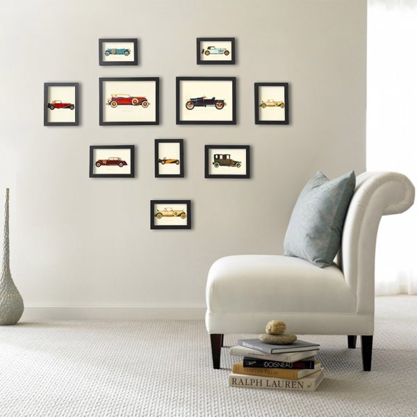 Jasmina fotoramme, 10 stk - Sort Jasmina fotoramme, 10 stk - Sort