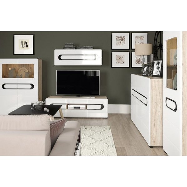 Hagfors skap - Hvit/svart Hagfors skap - Hvit/svart