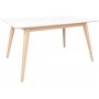 Kbenhavn Spisebord - Hvit/Natur - 150/230x95
