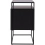 Kingsport avlastningsbord 120 x 45 cm - Sort