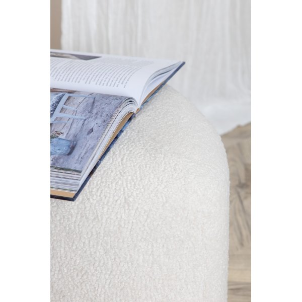 Tee sittepuff - Hvit teddy Tee sittepuff - Hvit teddy