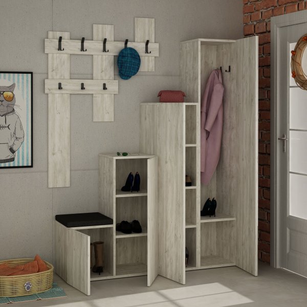 Up gangmøbel - Antikkhvit Up gangmøbel - Antikkhvit