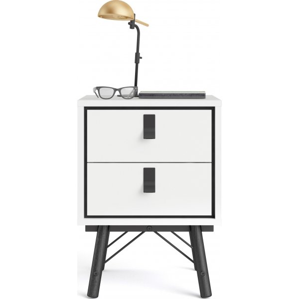 Ry nattbord - Hvit