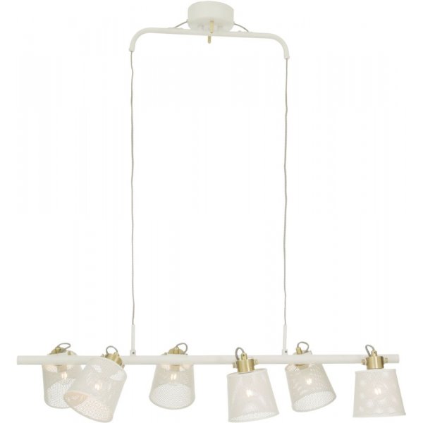Taklampe Frapino - Hvit / matt messing