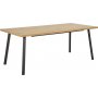 Mallow spisebord 190 cm - Eik/sort