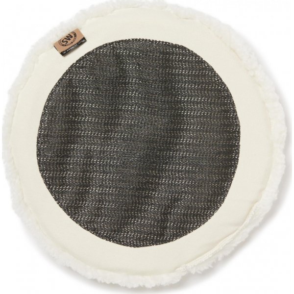 Krøllete sittepute Hvit - Ø34 cm Krøllete sittepute Hvit - Ø34 cm