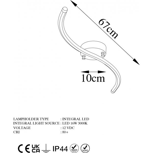 Yalla taklampe - Sort
