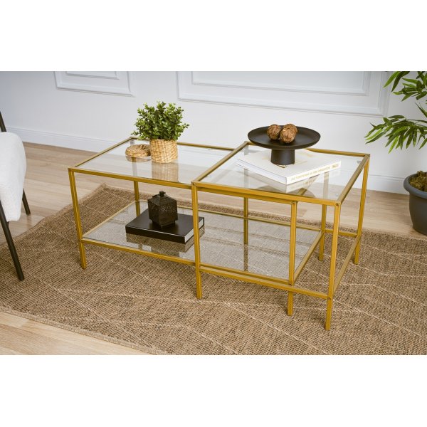 Sevay salongbordsett - Gull Sevay salongbordsett - Gull