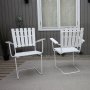 Utendrs stol Vaxholm - Hvit
