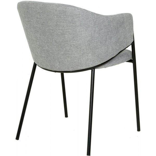 Stacey karmstol - Gr� hvit/svart