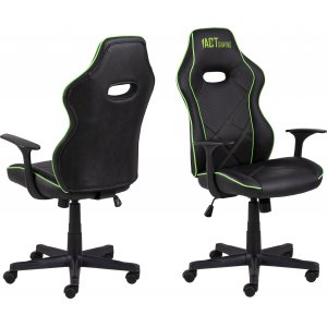 Vayne svart gamingstol med grønne detaljer Vayne svart gamingstol med grønne detaljer