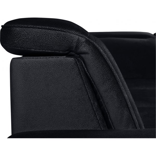 Darby hjørnesovesofa høyre - Svart Darby hjørnesovesofa høyre - Svart