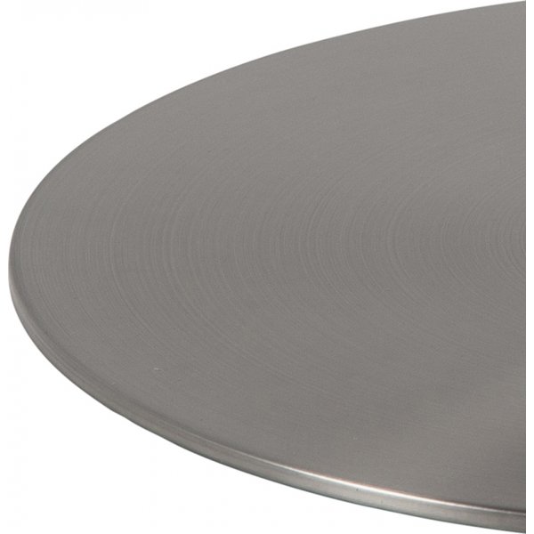 Corby salongbord Ø80 cm - Hvit/nikkel Corby salongbord Ø80 cm - Hvit/nikkel