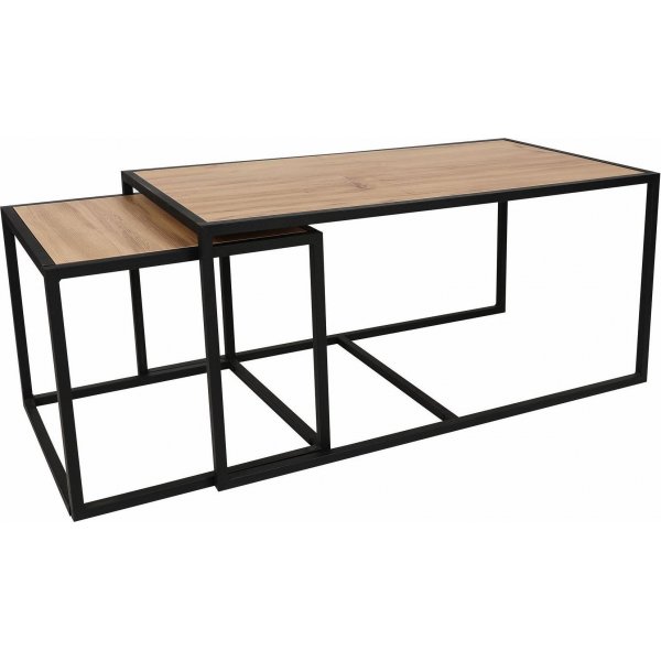 Atlantis salongbord - Eik/svart