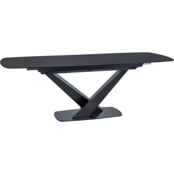 Cassino spisebord 160-220 cm - Svart