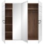 Hagfors garderobe - Sort/hvit